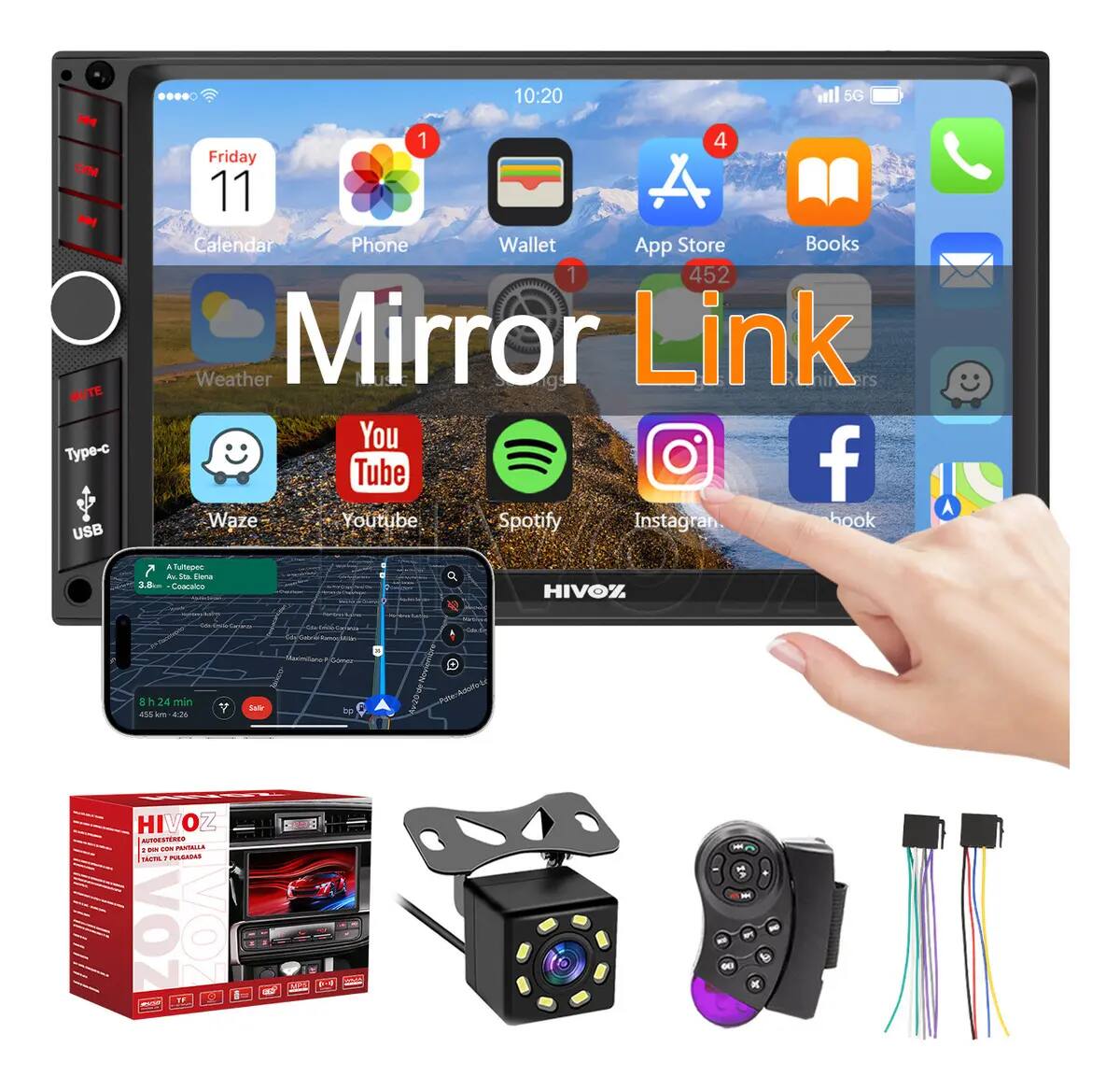 Autoestéreo con pantalla táctil | Mercado Libre