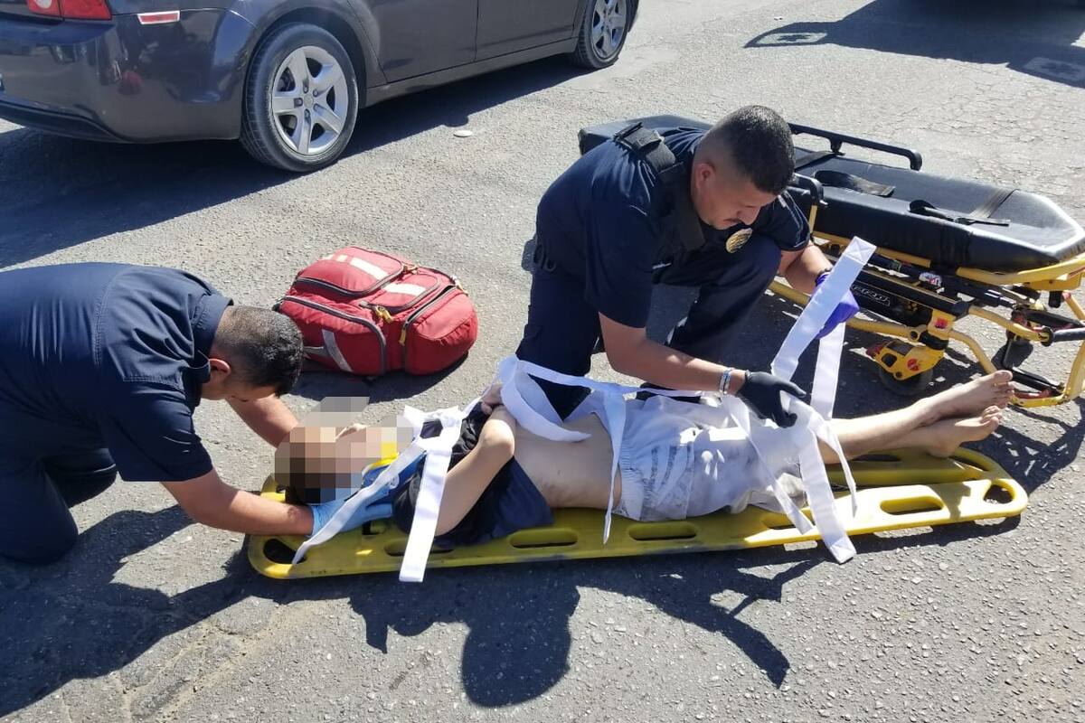 Niño de 13 años fue embestido por auto en SLRC
