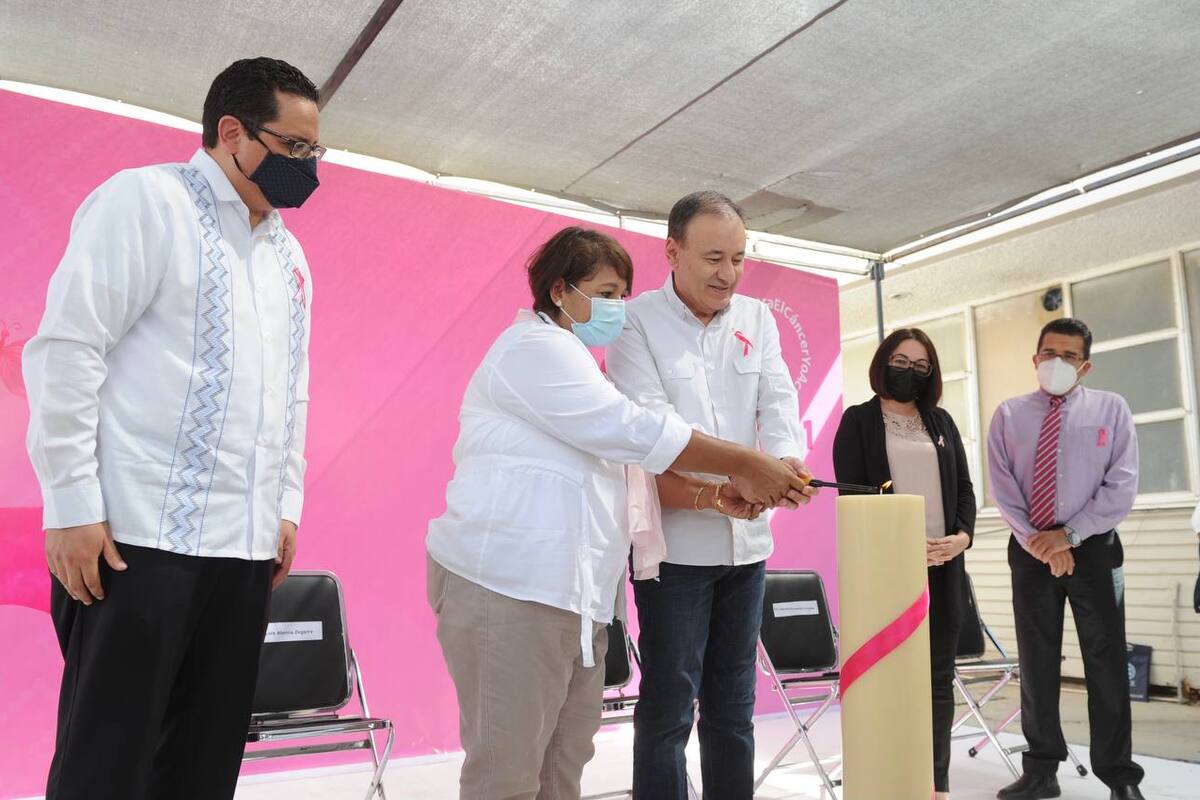 Convoca Alfonso Durazo a luchar contra el cáncer de mama
