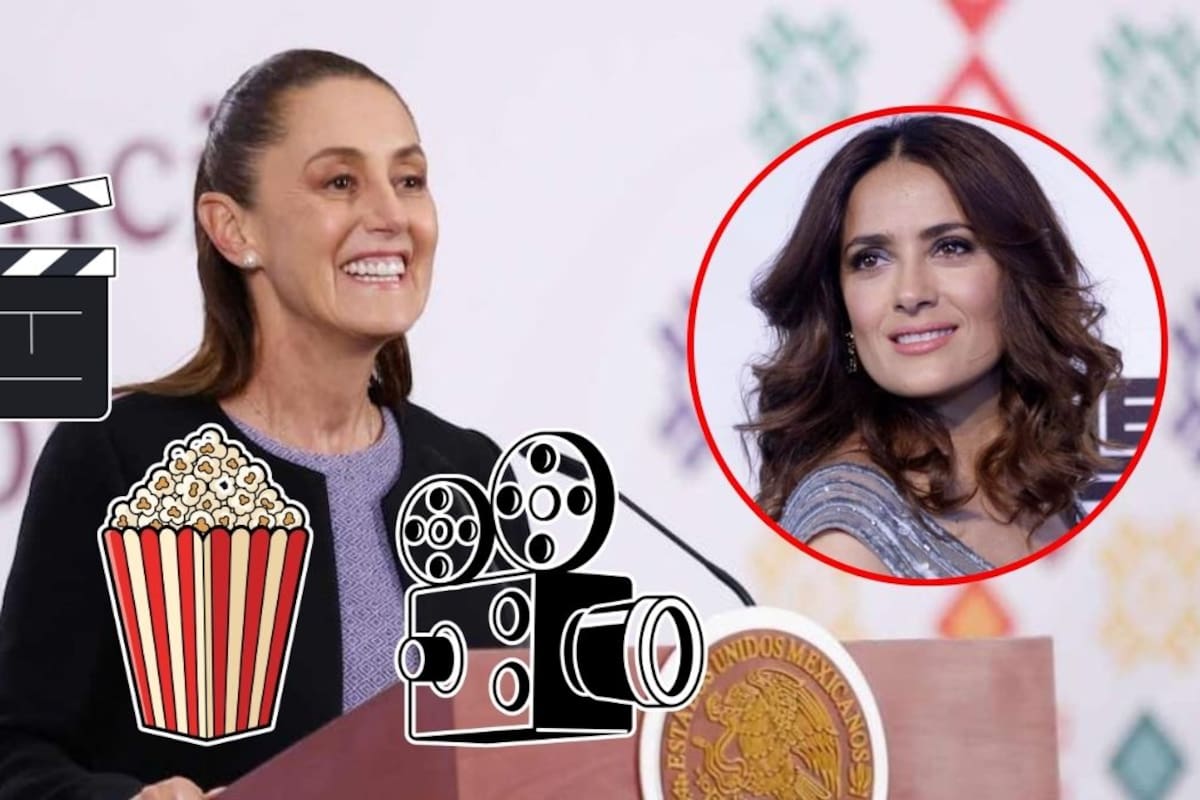 Salma Hayek y Claudia Sheinbaum encabezarán el anuncio de incentivos económicos para fortalecer la producción de cine y series en México este 15 de febrero