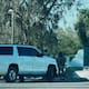 Camioneta blindada choca con la 45 Zona Militar en San Luis Río Colorado