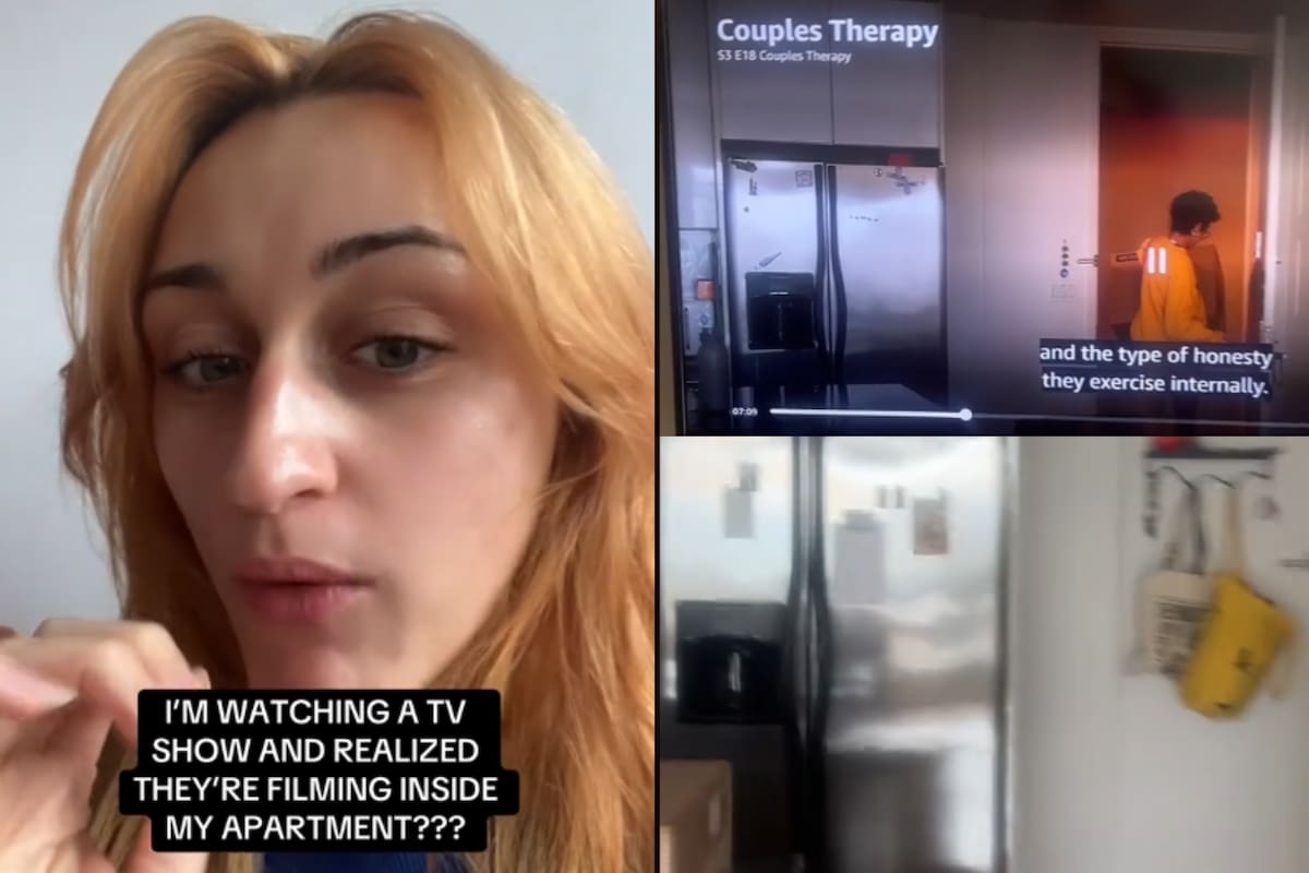 Mujer estaba viendo una serie y descubrió que algunas escenas estaban grabadas en su propia casa