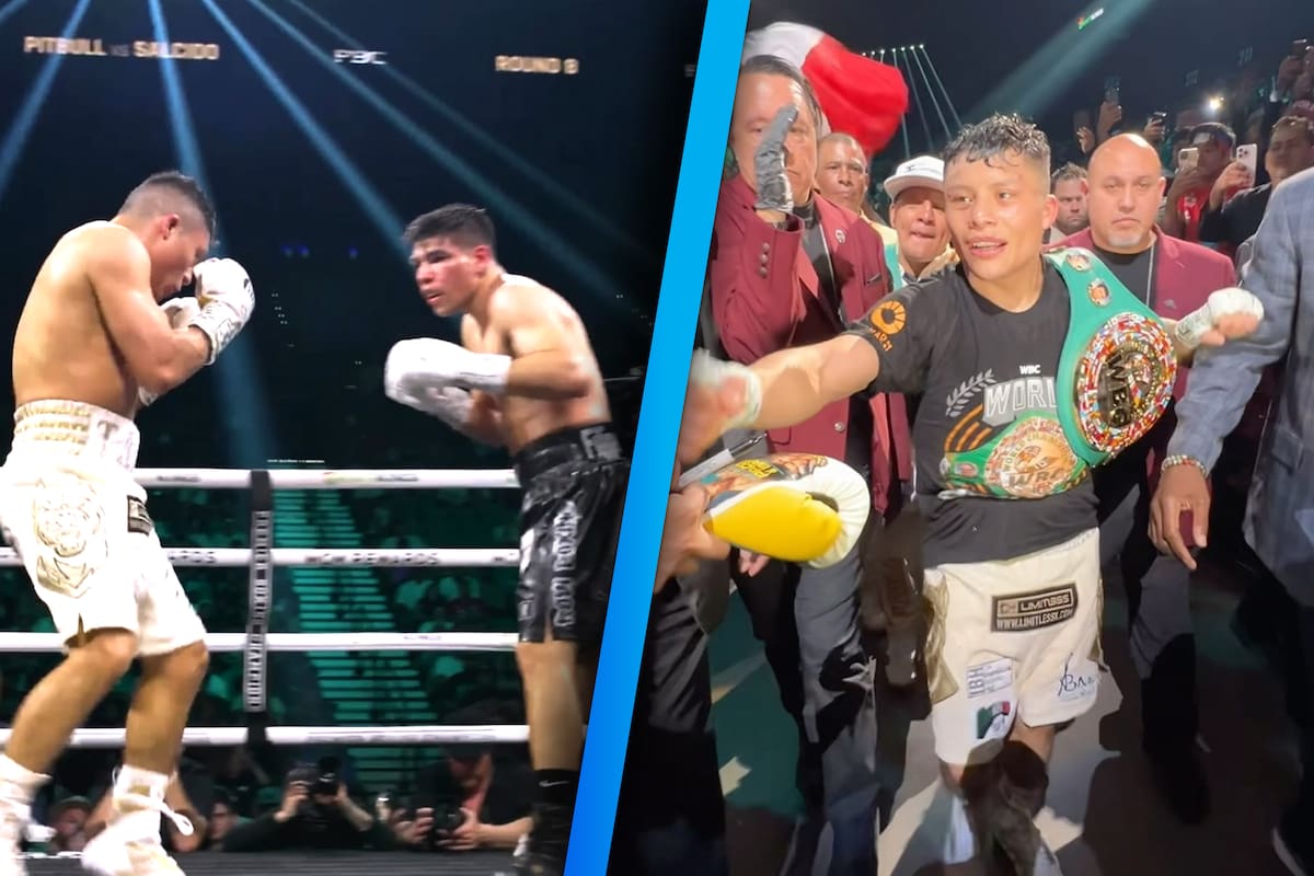 ‘Pitbull’ Cruz vence con autoridad al sonorense Omar Salcido y se corona campeón interino de peso superligero del CMB