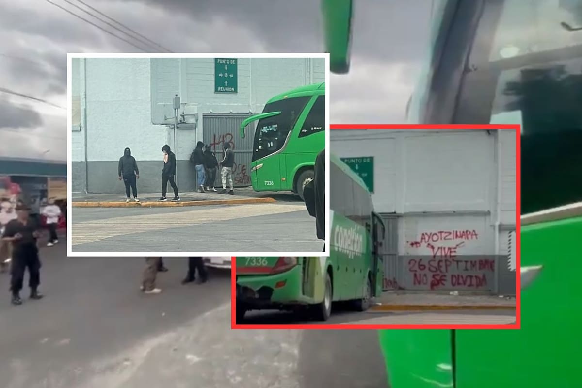 Manifestación en la Central del Norte vinculada a caso Ayotzinapa paraliza operaciones por casi tres horas