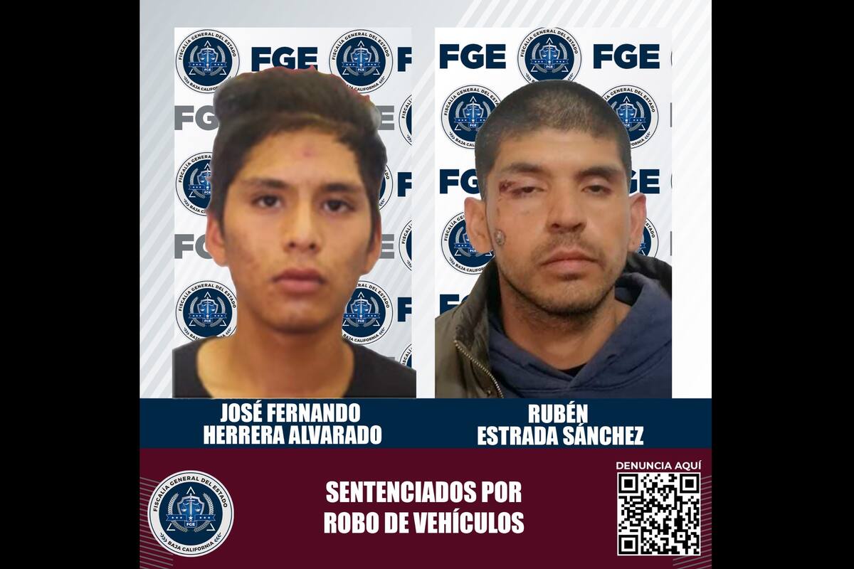 FGE obtiene sentencias por robo de vehículo y robo a casa habitación con violencia