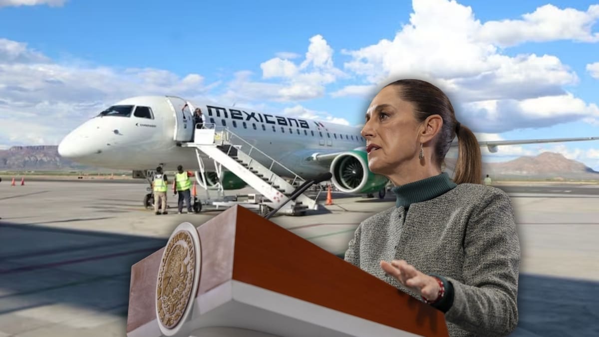 Sheinbaum admite que Mexicana de Aviación aún no es autosuficiente y depende de completar su flota: “En unos años va a llegar a su punto de equilibrio”, asegura