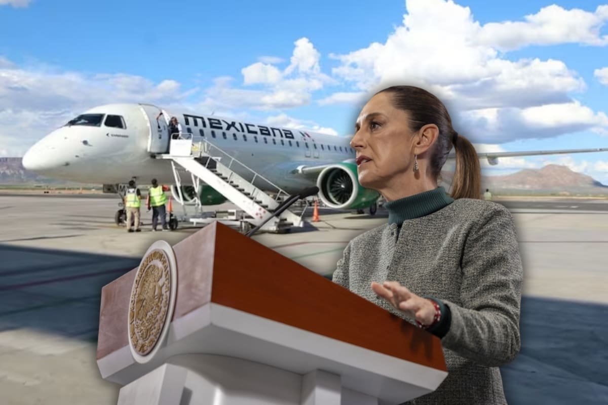 Sheinbaum admite que Mexicana de Aviación aún no es autosuficiente y depende de completar su flota: “En unos años va a llegar a su punto de equilibrio”, asegura