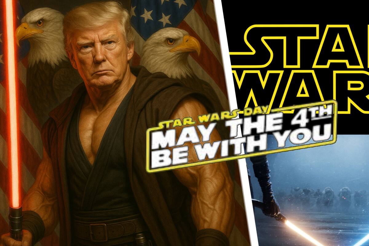 Donald Trump se une al ‘lado oscuro de la Fuerza’ celebrando el día de Star Wars