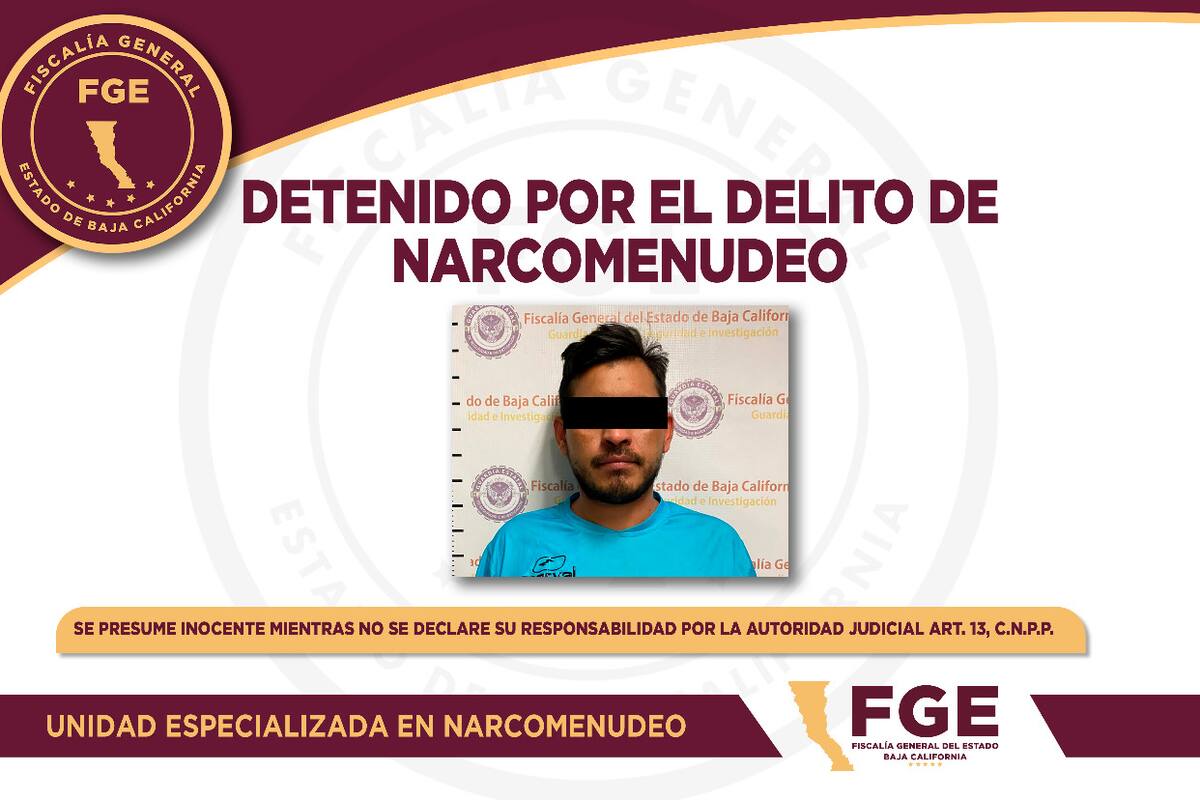 Aseguran a hombre con droga durante un cateo
