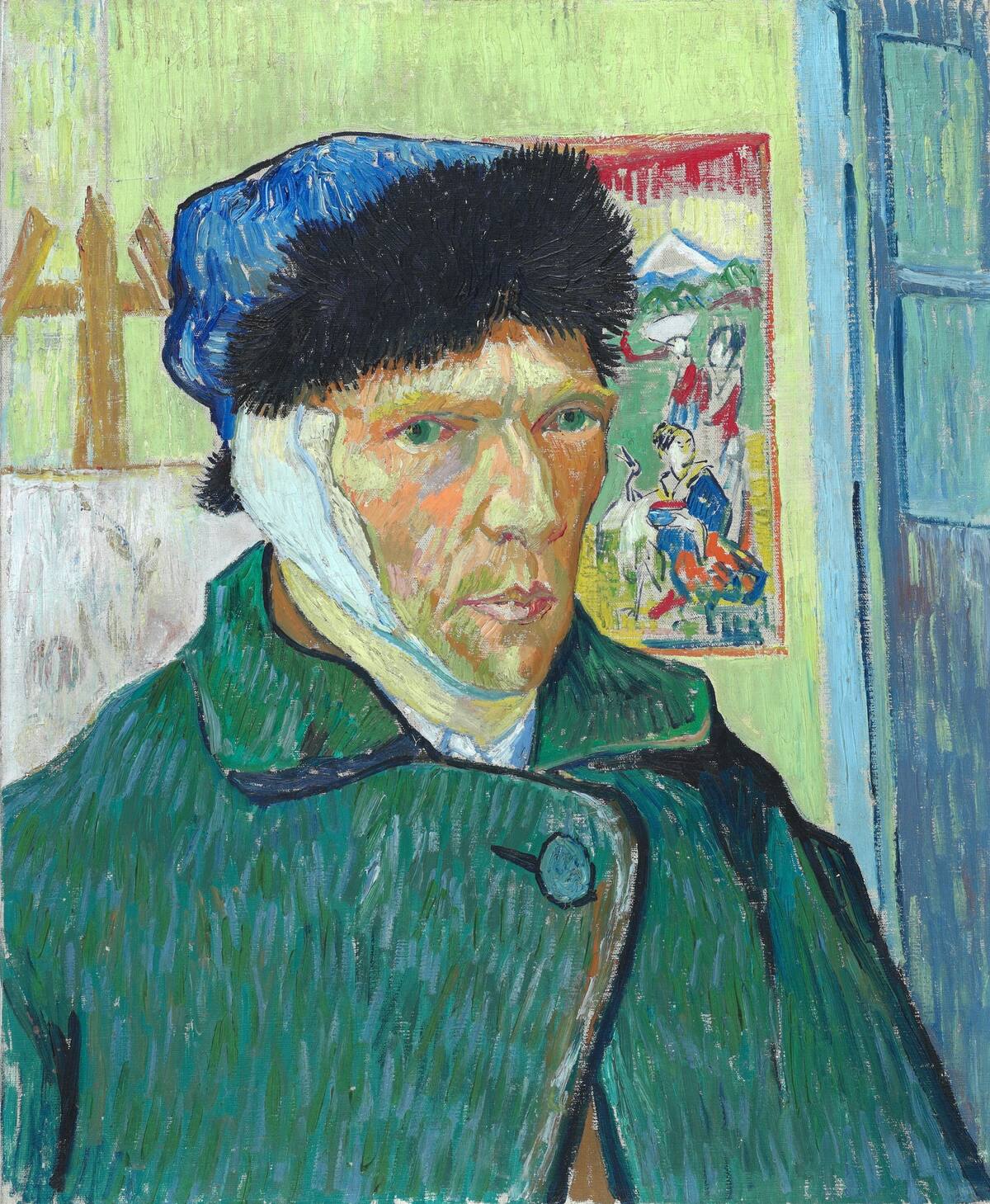 Vincent decidió pintar un autoretrato con su oreja vendada, dada a conocer en enero de 1889 / Foto: Vincent Van Gogh