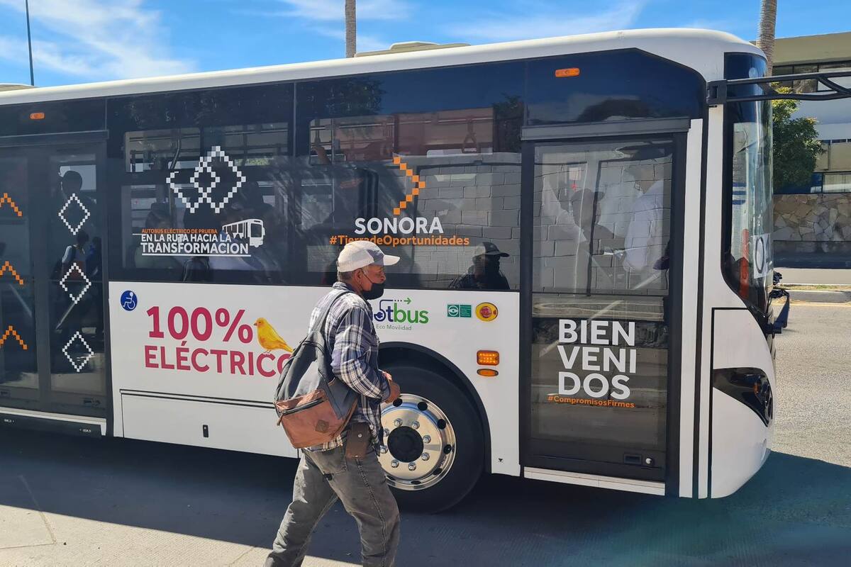 Este año entran siete camiones eléctricos a Hermosillo