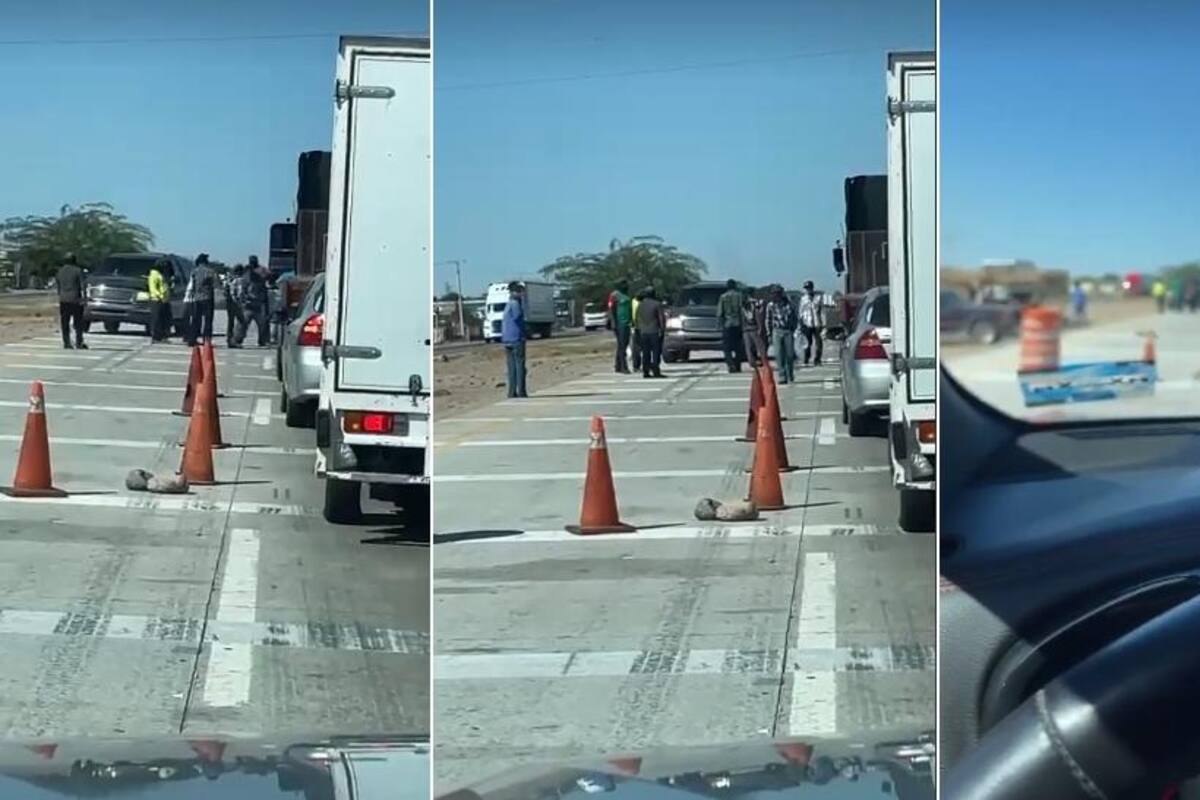 Se registra nueva agresión contra transportista en bloqueo yaqui