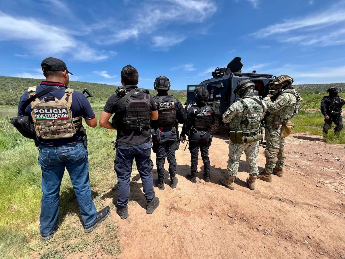 Detienen a 27 presuntos integrantes del CJNG en Aguascalientes.