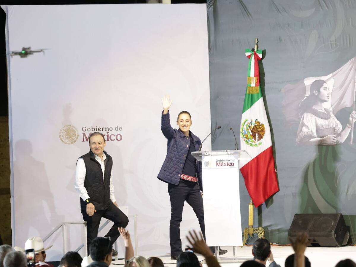 Acompañada por el gobernador Alfonso Durazo y autoridades de los tres órdenes de gobierno l Foto: Javier Gallegos