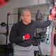 A los 82, César Cañedo no cae al sedentarismo y encuentra en el box su nuevo ritmo de vida