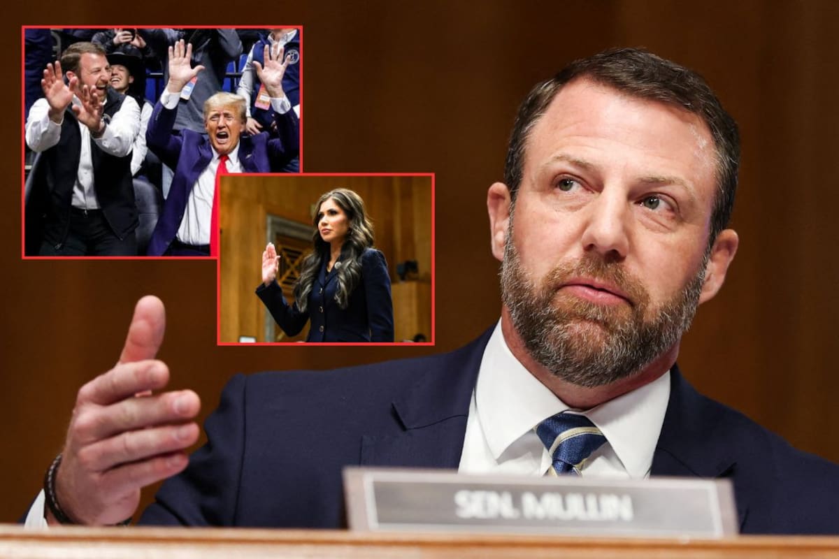 ¿Quién es Markwayne Mullin? El senador republicano y expeleador de MMA nominado por Trump para dirigir el Departamento de Seguridad Nacional de EEUU tras la salida de Kristi Noem