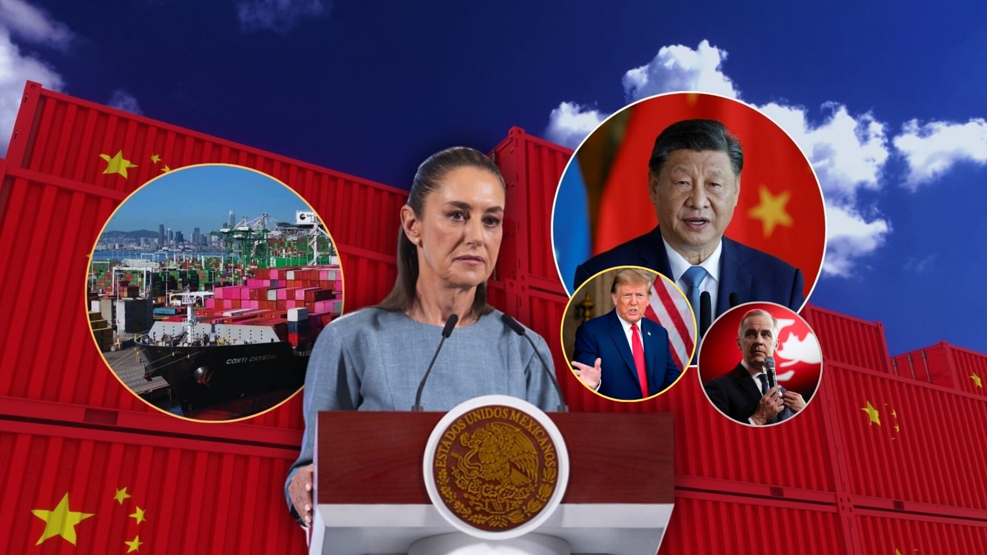 México ha desplazado parte importante de sus importaciones hacia Asia, dejando atrás a Estados Unidos y Canadá como principales proveedores. Foto: Especial