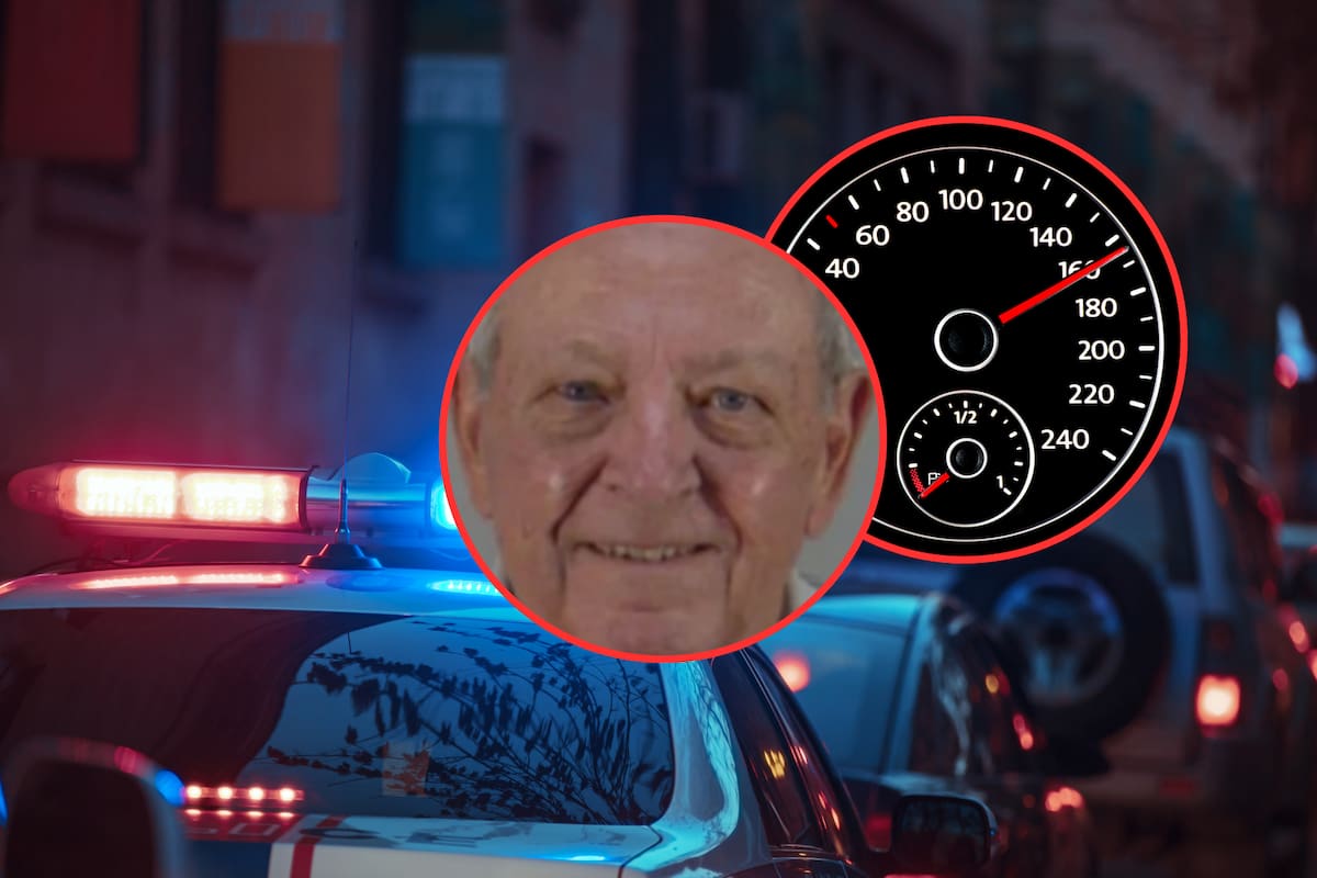 Un hombre de 85 años fue arrestado en Florida por conducir a más de 160 kilómetros por hora mientras fumaba un cigarrillo: “Sólo daba un paseo en mi auto favorito”