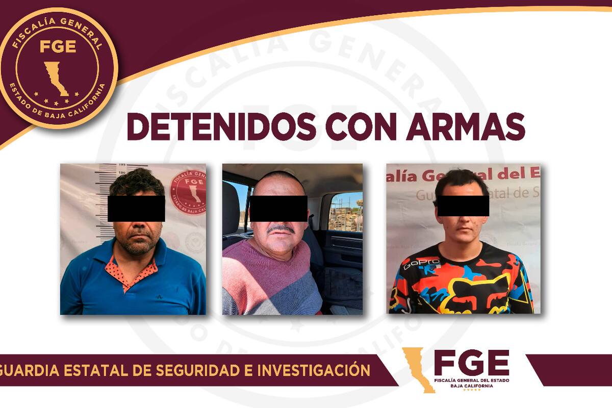 Armados son detenidos en Mexicali, uno es de Yuma