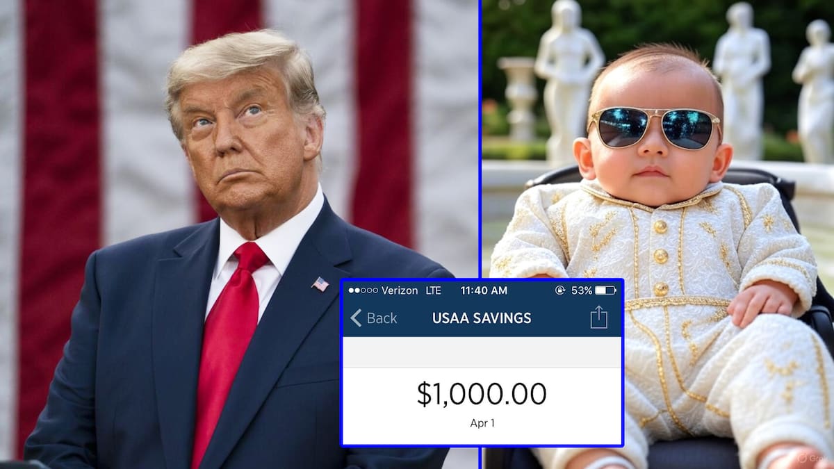Cuentas “Trump Accounts”: así busca Estados Unidos impulsar la educación financiera infantil. Contiene una imagen creada con Inteligencia Artificial. FOTO: Especial