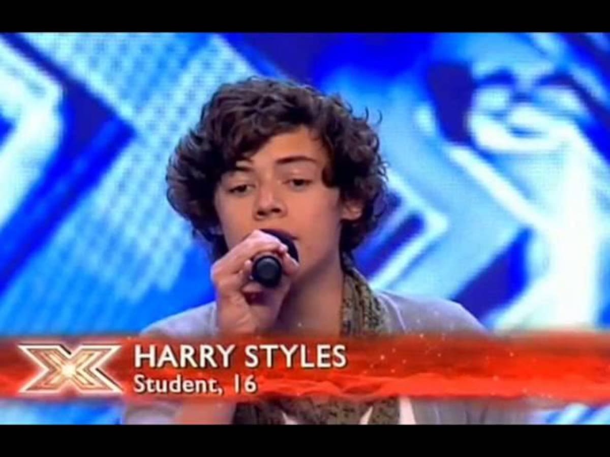 Harry Styles durante su tiempo en The X Factor.
