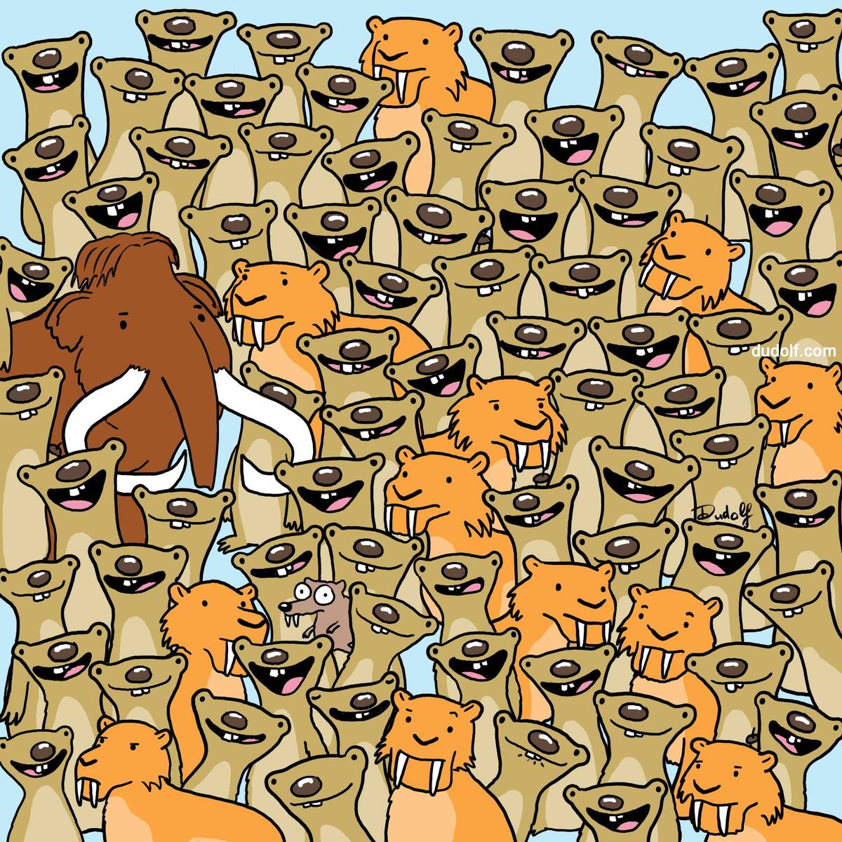 Acertijo visual: encuentra las cinco bellotas escondidas en esta imagen.