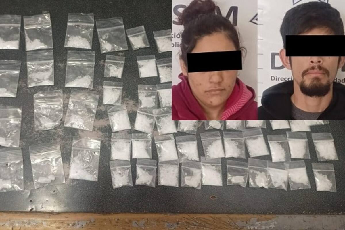 Detienen a dos personas con drogas en Valle de Puebla