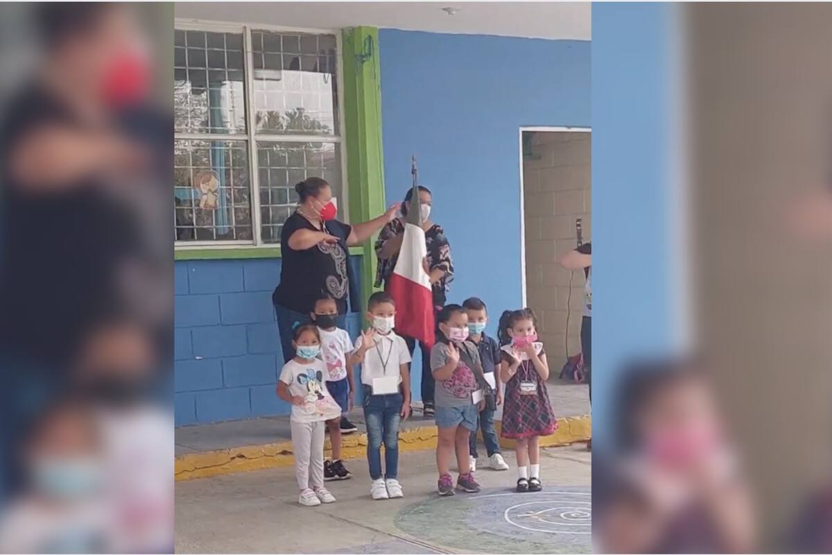 VIDEO: ¡Saludar…ya! No te imaginas lo que hicieron estos niños en su primer día del regreso a clases