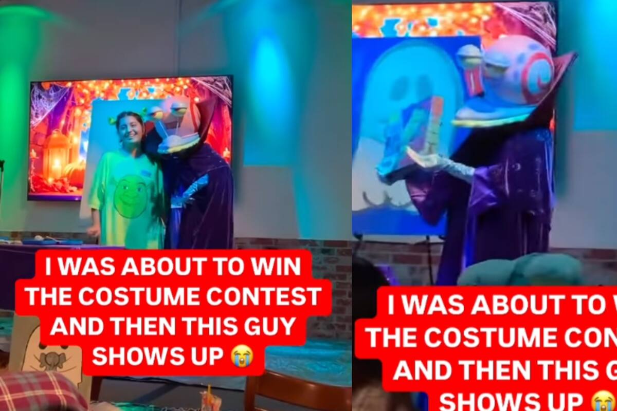 Joven causa sensación en fiesta de disfraces tras vestirse de Gary en la ensoñación de Bob Esponja