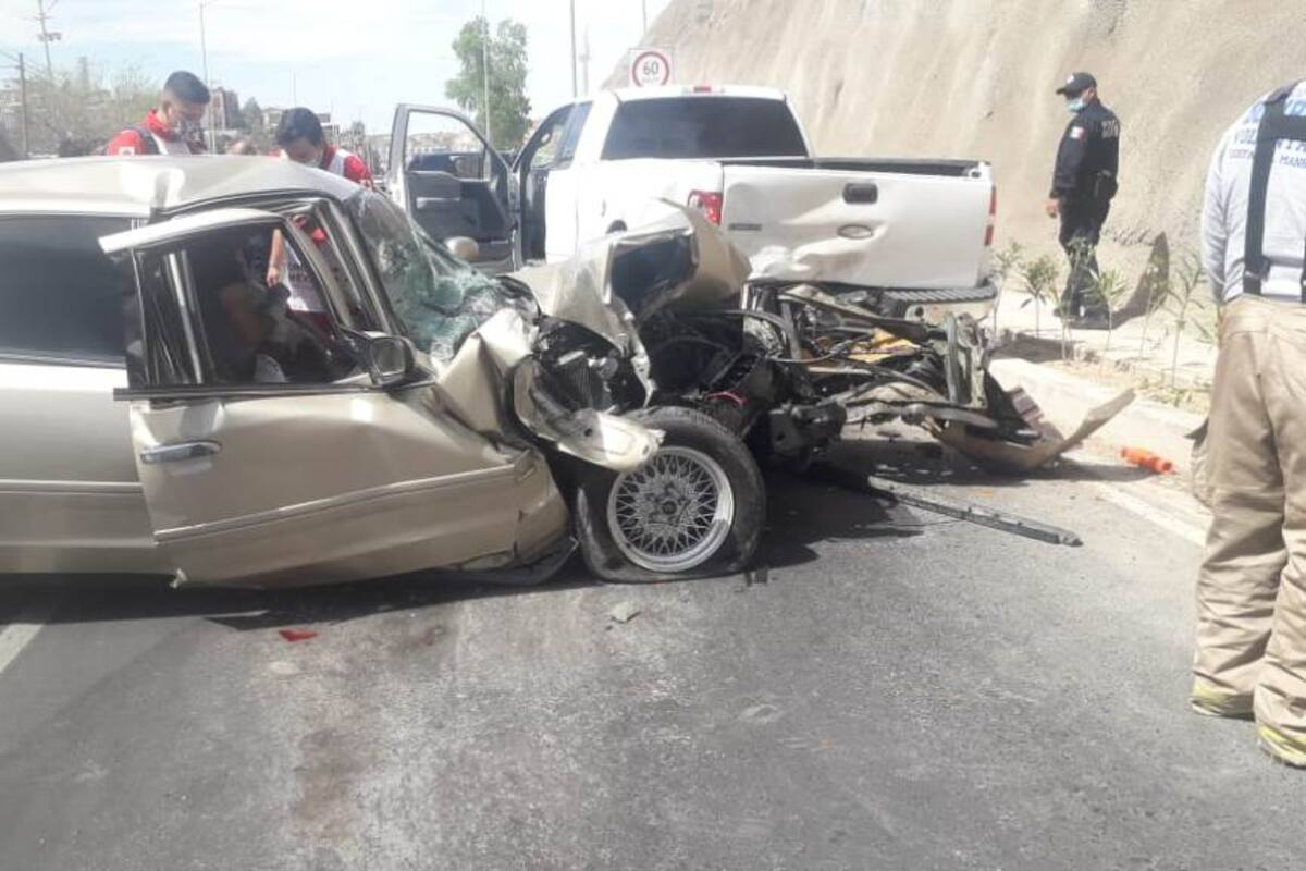 Alcoholizado chocó varios autos que hacían fila a Estados Unidos
