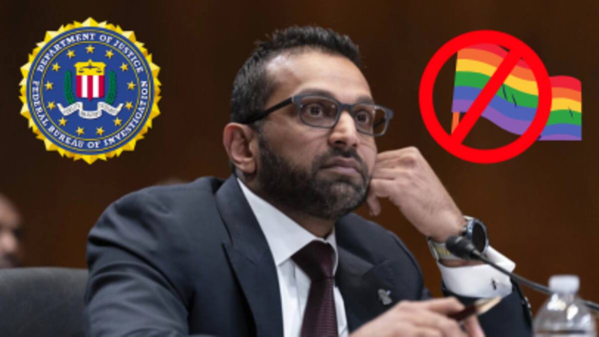 Empleado del FBI señalado por exhibir bandera LGBT habría sido removido de su cargo; versiones indican que Kash Patel despidió a trabajador por “mal juicio”