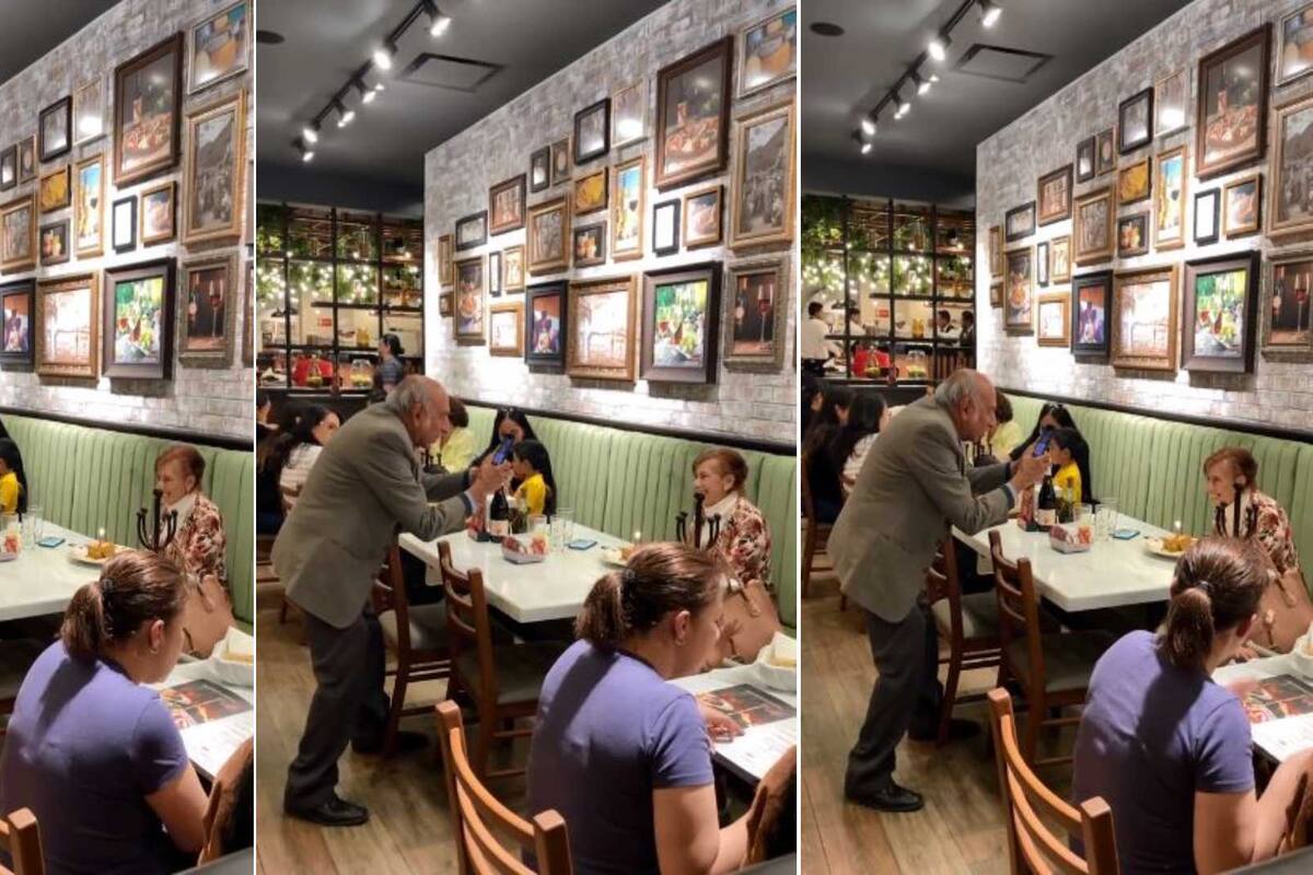 VIDEO: Emotivo video de un abuelo fotografiando a su esposa se vuelve viral en TikTok
