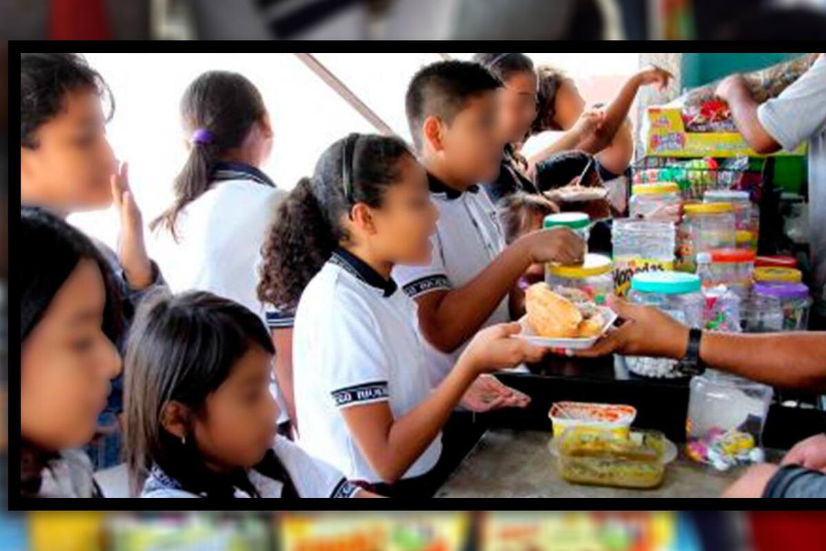 Prohibirán la venta de quesadillas, galletas, jugos y otra comida chatarra en escuelas
