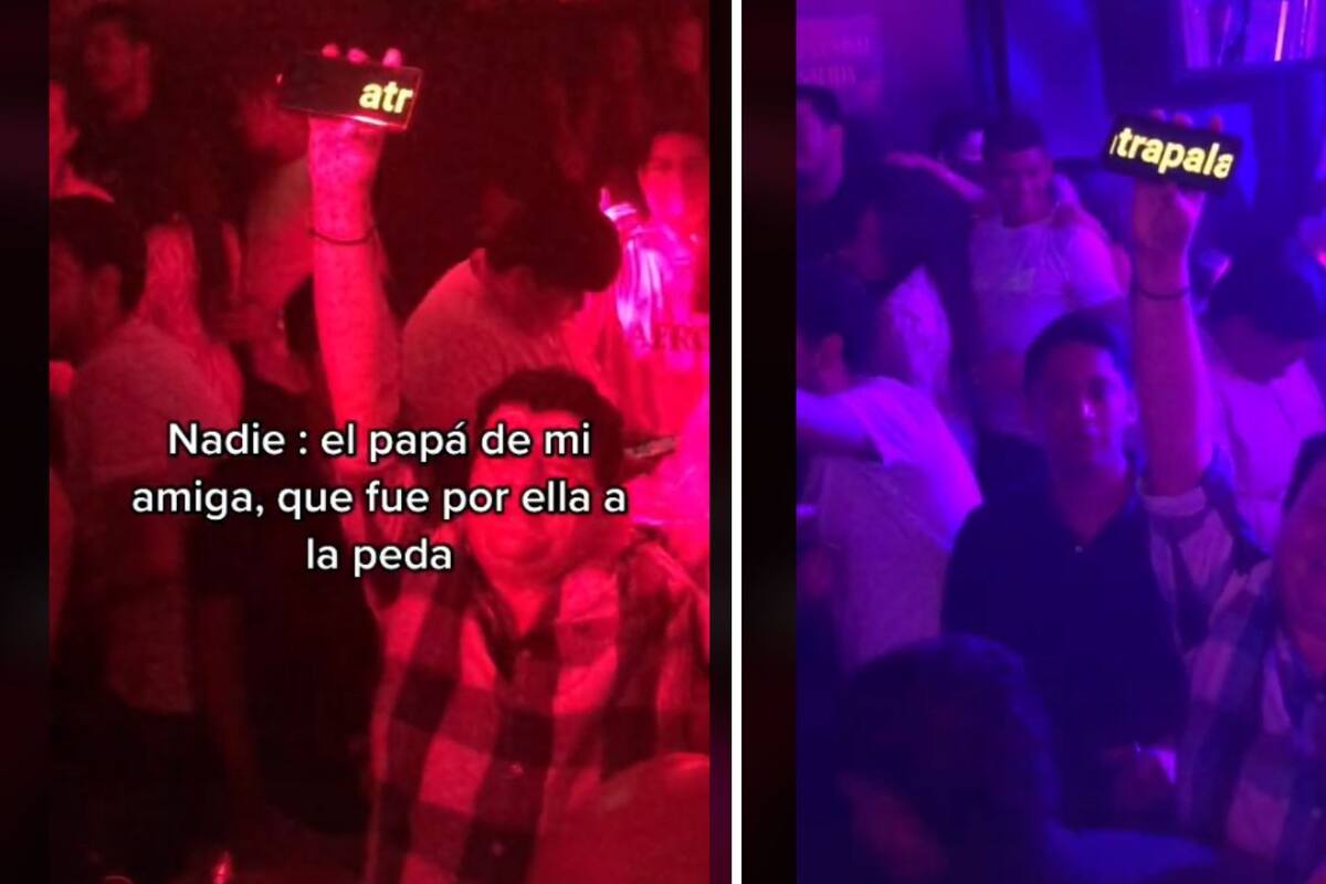 VIDEO: Padre fue a discoteca para recoger a su hija, terminó quedándose y robándose el show