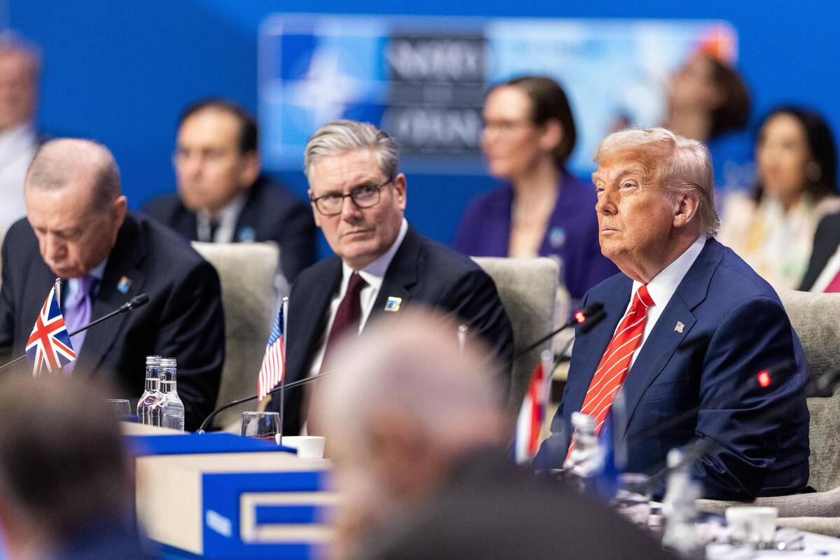 Donald Trump en la Cumbre de la OTAN. | Crédito: EFE/EPA/SEM VAN DER WAL