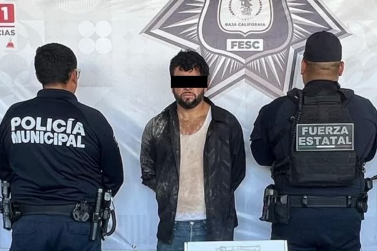Buscaban ayudar a un conductor y terminaron capturando a un hombre buscado por homicidio en Mexicali