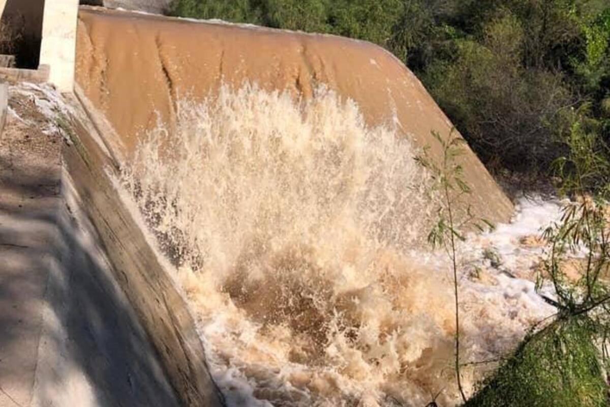 Desfogan presa "El Molinito"; agua llegará a presa Abelardo L. Rodríguez