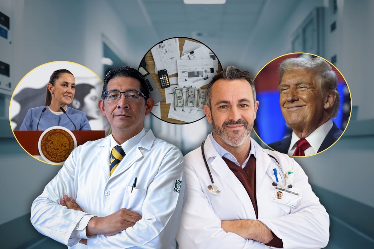 Mientras en México un médico gana menos de 9 mil pesos al mes, en EEUU su salario llega hasta los 360 mil