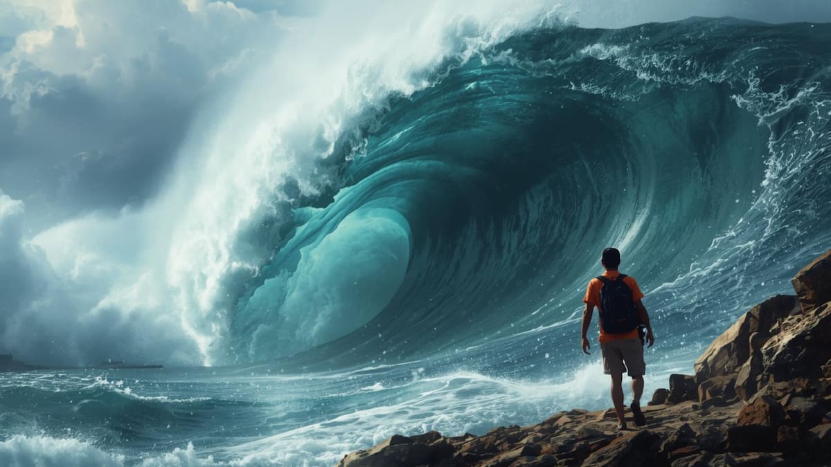 Especialistas explican que se trató de un evento meteorológico, posiblemente un meteotsunami o una virazón, provocado por cambios bruscos de presión atmosférica o una rotación repentina del viento. |Foto: Canva