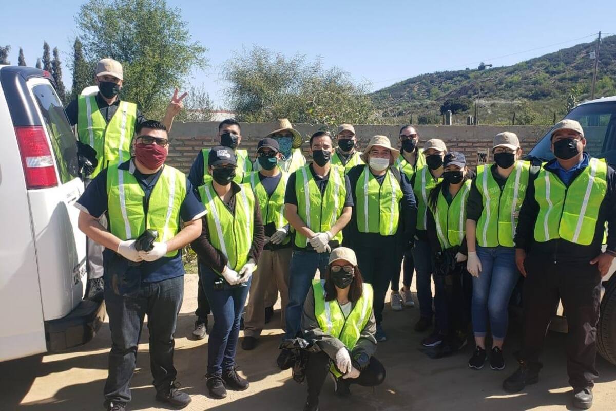 80 empresas salen a limpiar carreteras y calles del Valle de Guadalupe