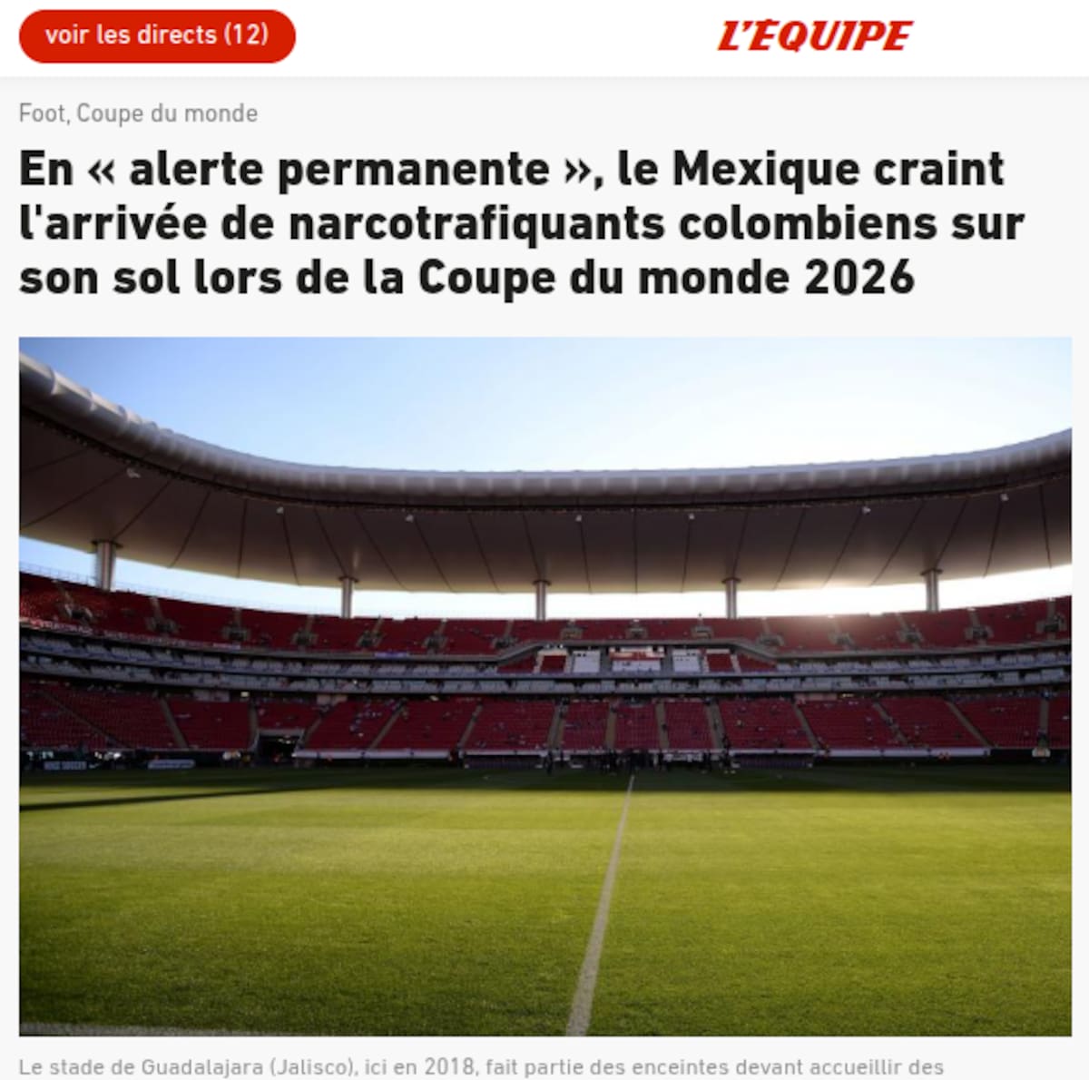 L'Equipe, medio francés especializado en deportes.