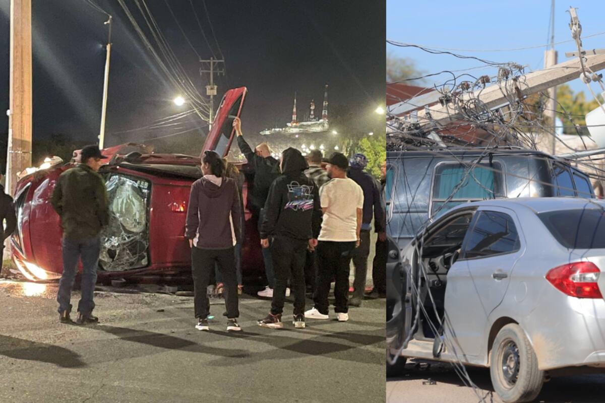 Hermosillo vive noche de accidentes