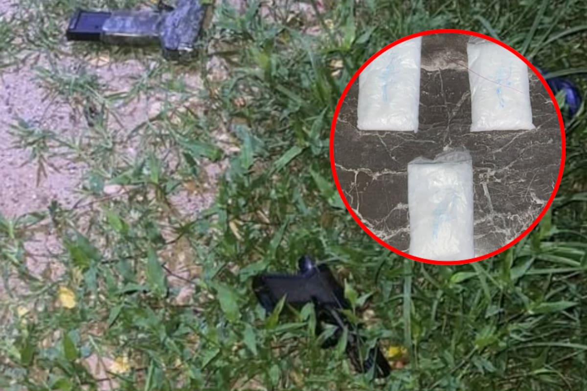 Aseguran armas, cartuchos y droga en operativo en Culiacán