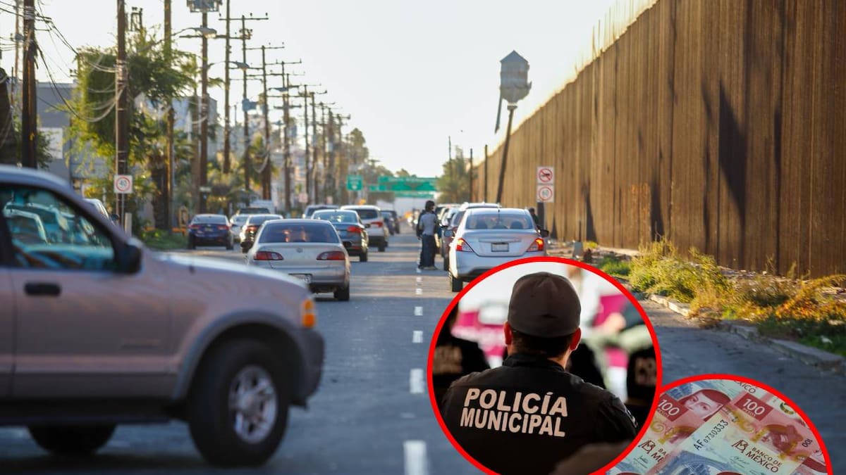 Meterse a la fila para cruzar a EEUU en México sí tiene multa