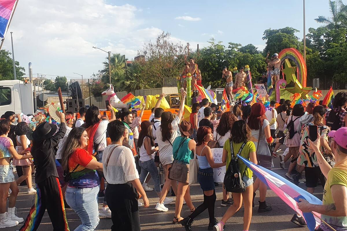 Marcha por el orgullo Lgbtttiq+ en Hermosillo