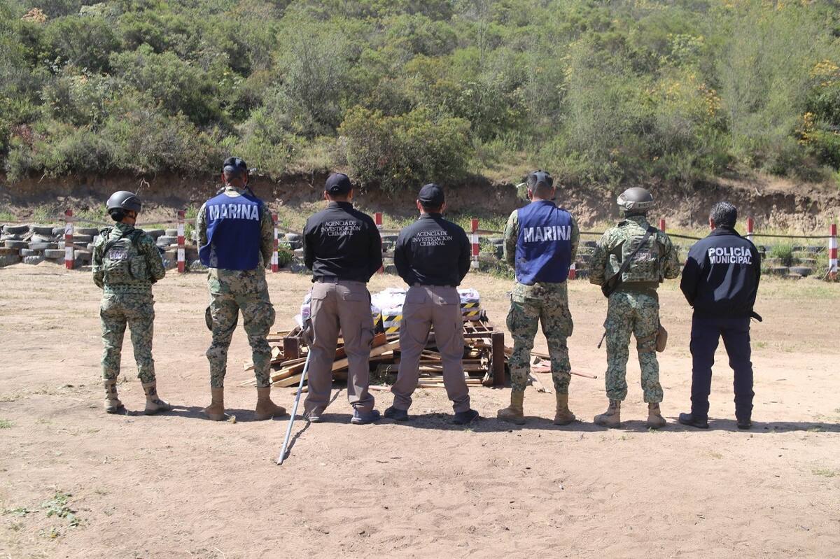 Participaron corporaciones militares y policiacas.