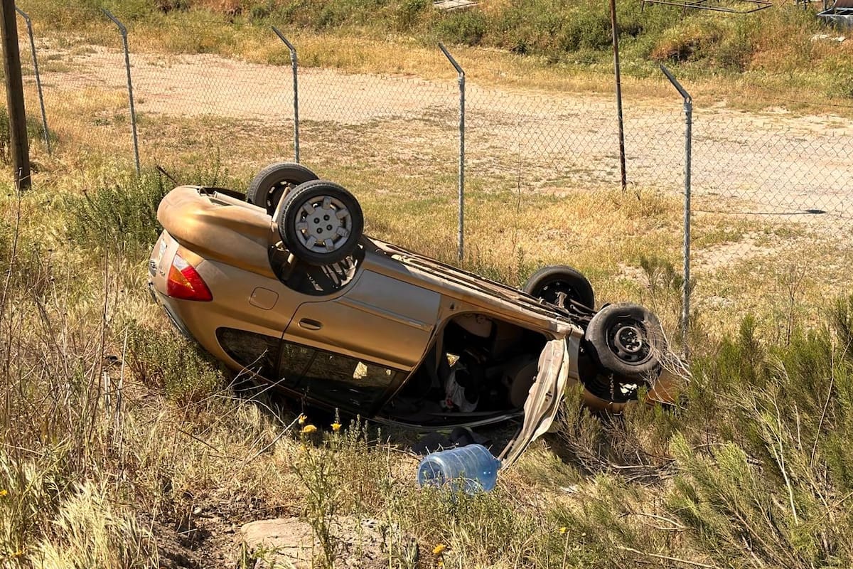 Accidente cerca de Villa del Campo deja a adulto mayor lesionado