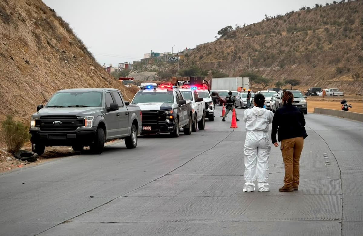 La víctima fue encontrada maniatada en un área de cerro a la altura del fraccionamiento El Laurel, en la delegación Presa Rural. Foto: Border Zoom