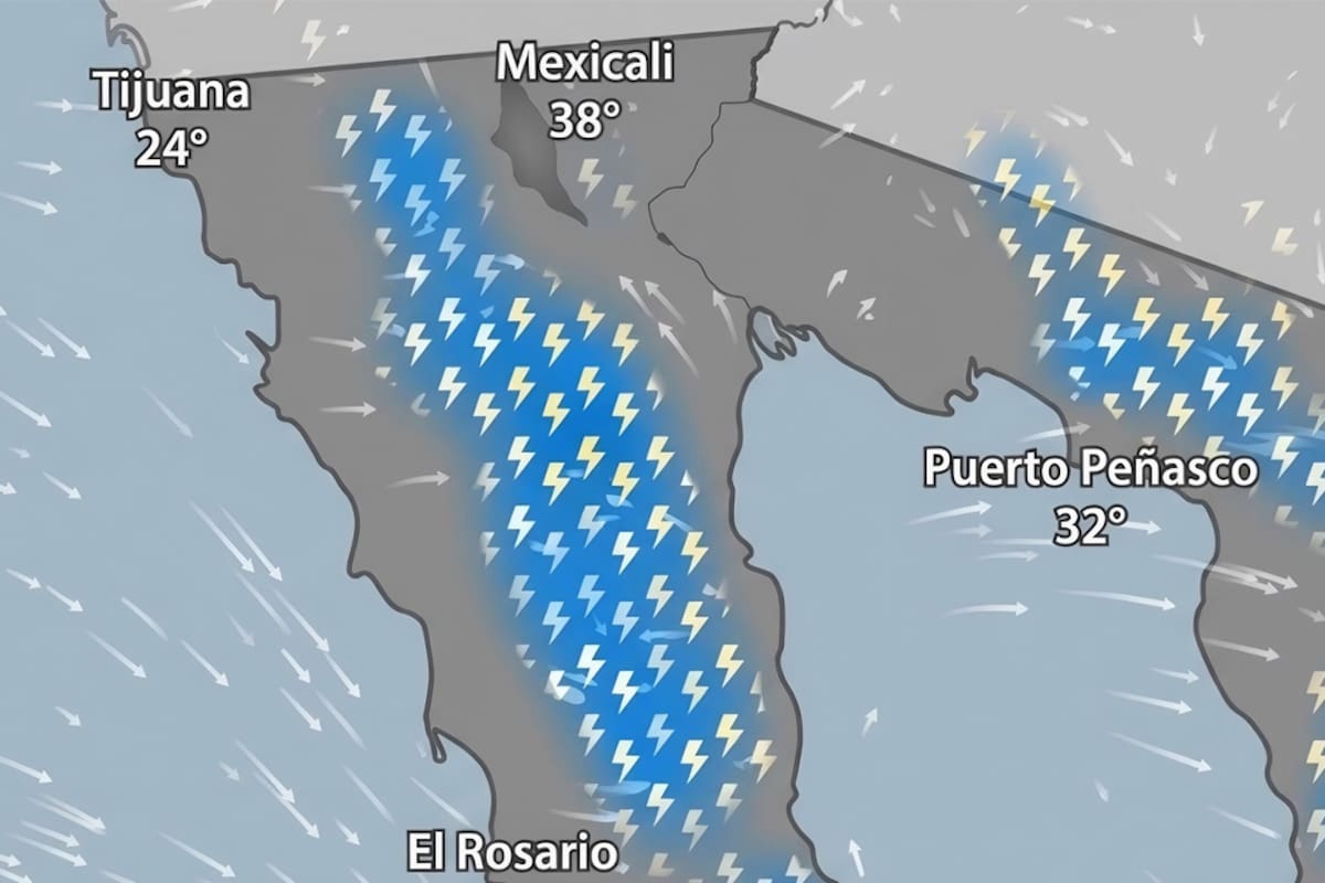 Prevén lluvias aisladas en Baja California; huracán Polo no representa riesgo para el estado