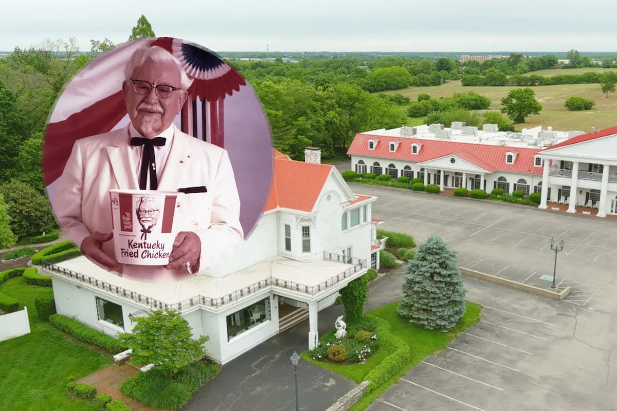 El histórico restaurante del Coronel Sanders y su mansión están a la venta y KFC no está feliz: ¿Conoces su historia?